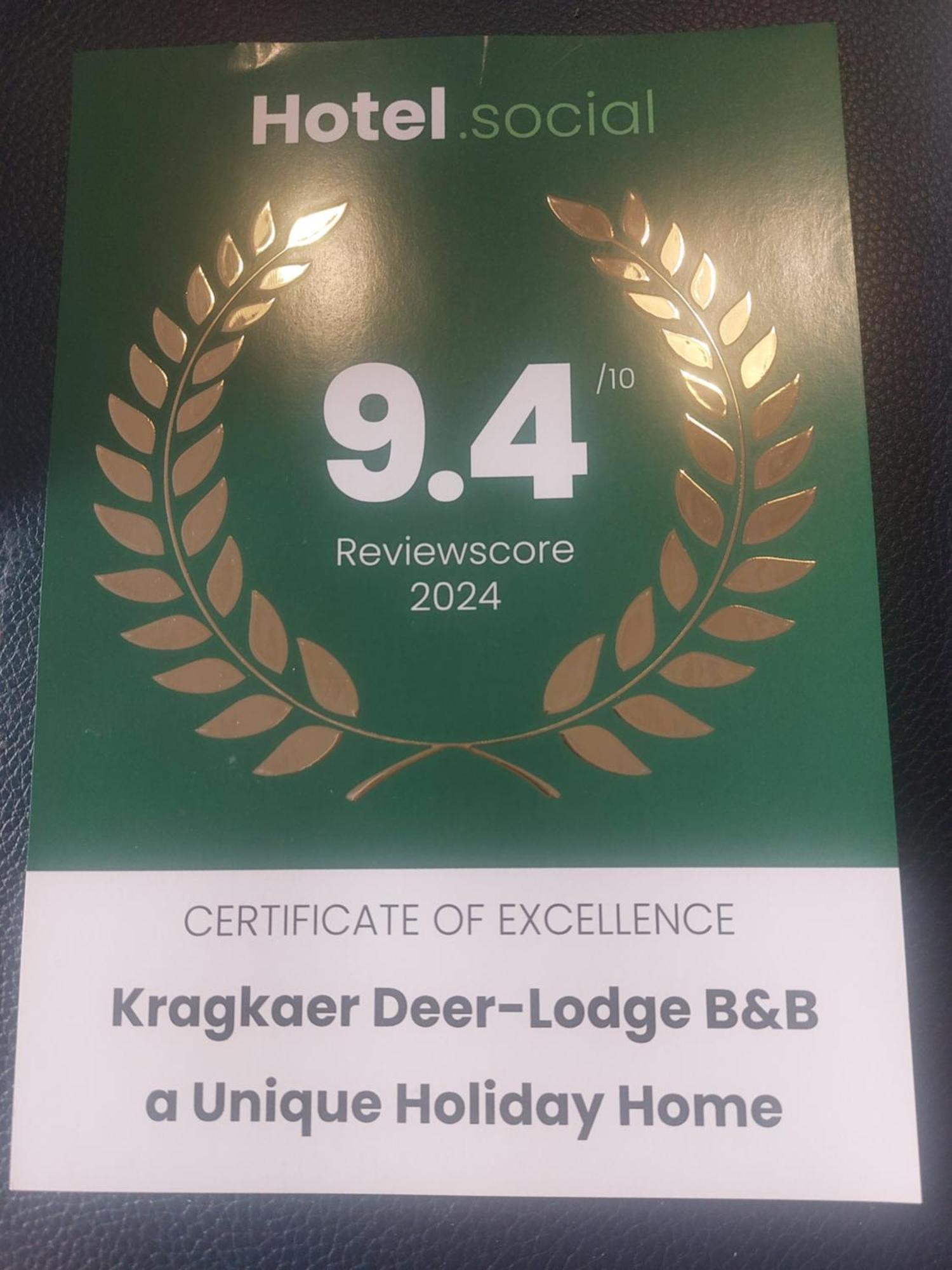 Kragkaer Deer-Lodge B&B A Unique Holiday Home Sæby Exterior photo